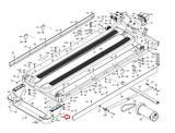 NordicTrack Commercial 1250 1750 2450 Treadmill Right Rear Foot 450051 - hydrafitnessparts