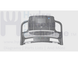 Nordictrack Commercial 1750 Treadmill Display Console Assembly W/Back 386934 - hydrafitnessparts