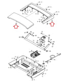 Nordictrack Elite 900 Treadmill Motor Hood Shroud Cover 415151 & 426958 - hydrafitnessparts