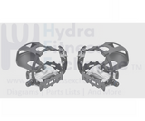Nordictrack Indoor Cycle Left & Right Foot Pedal Pair Spindle 9/16" 393597 - hydrafitnessparts