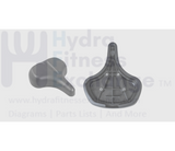 NordicTrack Indoor Cycle Saddle Seat 4 Screws Base L 323mm x W 290mm 368951 - hydrafitnessparts