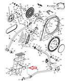 NordicTrack Proform Elite 12.9T Elliptical Plastic Washer Pedal Spacer 351287 - hydrafitnessparts