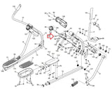 NordicTrack Proform Elliptical End Block Assembly 367997 - hydrafitnessparts