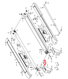 NordicTrack Proform Gold's Gym Reebok Treadmill Right Rear Foot Cover 257495 - hydrafitnessparts