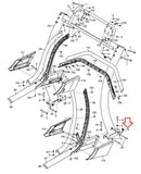 NordicTrack X32i Treadmill Upright Wire Harness 429067 - hydrafitnessparts