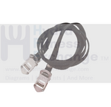 Nylon Toe Straps Size Tip To End 490 x 12mm Including Buckle Pair - hydrafitnessparts