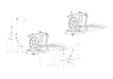 Octane Fitness Pro310i Q37ci Elliptical Right Crank Arm Weldment 103613 - 001 - hydrafitnessparts