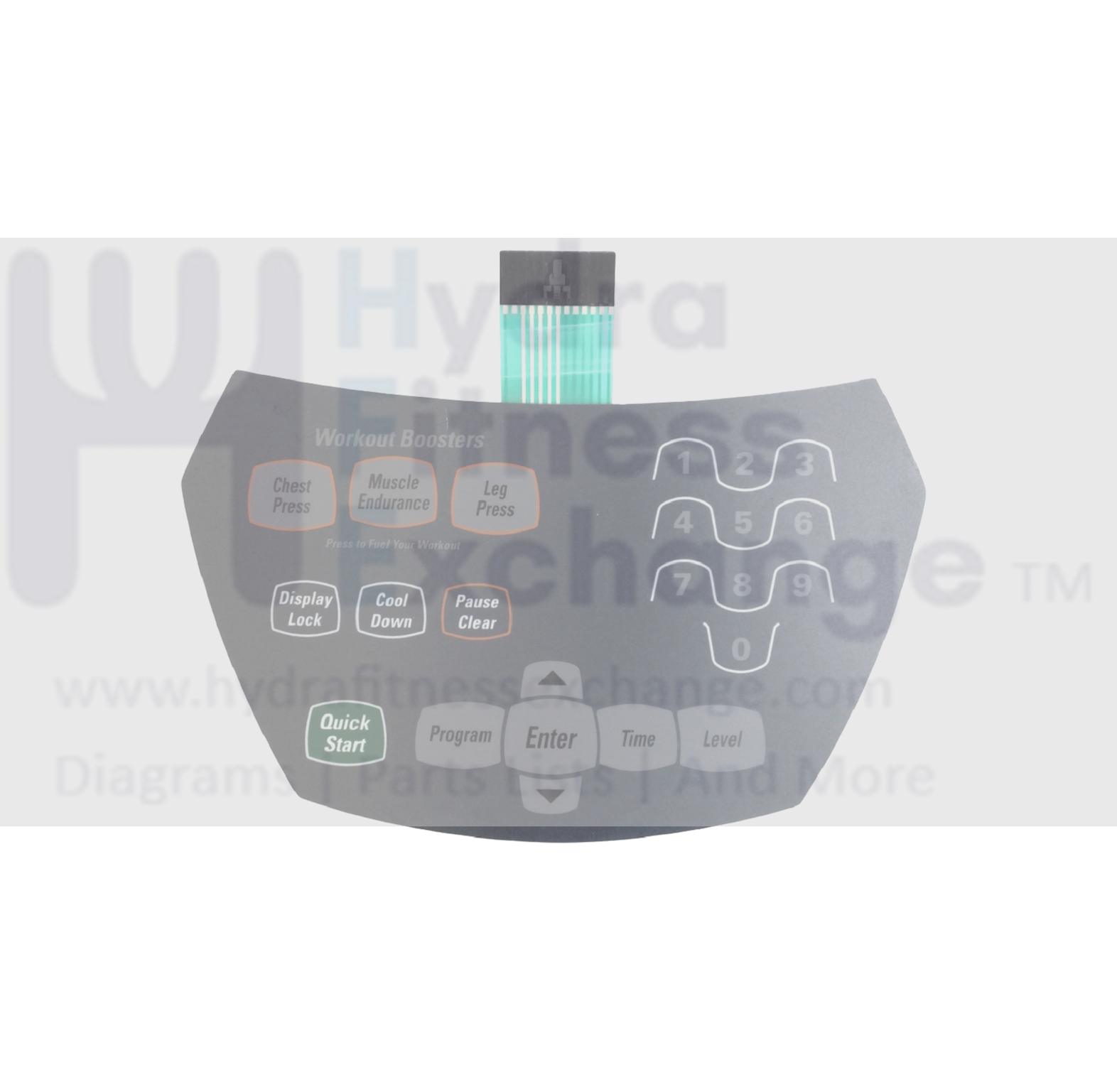 Octane Keypad Octane Fitness xR6000 Elliptical Keypad Assembly 9102910-001 ...
