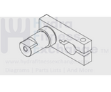 Octane Fitness xR650 XR6000 Elliptical Small Crank Arm Weldment 104762 - 001 - hydrafitnessparts