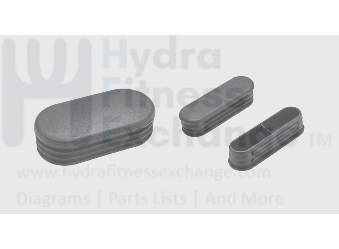 Oval Plastic End Plug For Strength Cable Gym & Cardio End Caps & Plugs ...