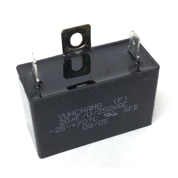 Pacemaster Silver Select XP Treadmill Lift Motor Capacitor 20uF cptr-2uf - hydrafitnessparts