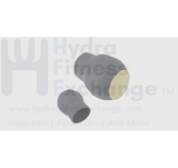 Plastic Knob Dia 1 - 3 - 4" - Height 2 - 3 - 8" - ID Of Knob 1.18" Stationary Bike - hydrafitnessparts