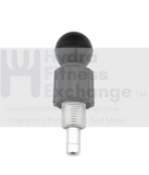Pop Pin knob 1" Thread of Pin 5 - 8" Fine Thread 0.6" Tip of Pin Dia 0.35" - hydrafitnessparts