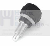 Pop Pin knob 1.5" Thread of Pin 5 - 8" Fine Thread 0.79"Tip of Pin Dia 5 - 16" - hydrafitnessparts