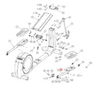 Precor 635 EFX600 - 18 A485 Elliptical Right Pedal Arm PPP000000058264101 - hydrafitnessparts