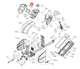 Precor EFX 5.25 - 10 5.25 - 11 Elliptical Display Console Board PPP000000RX31JW000 - hydrafitnessparts