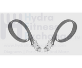 Precor Indoor Cycle Left & Right Pedal Strap Pair PPPFT0003016162200 - hydrafitnessparts