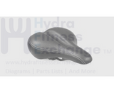 Precor Indoor Cycle Saddle Seat L 270mm (10.63") x W 200mm (7.87") 23 - AS - 064 - hydrafitnessparts