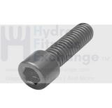 Precor M8 x 20 Round Head Hex Socket Screw Black E - Coat PPP00000CEJN008020 - hydrafitnessparts