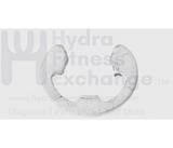 Precor Retaining E - Ring PPP00000AECN050004 AECN075005 Strength System Part - hydrafitnessparts