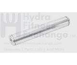 Precor RSL Chrome Adjust Shaft PPP000CWS094010901 RSL310 Row Strength System - hydrafitnessparts