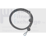 Precor S3.55 Strength System Cable Assembly 191" Custom 46007 - 102 - hydrafitnessparts
