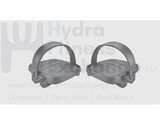 Precor Stationary Bike L & R Foot Pedal Pair 9/16" PPP000000058017102 - hydrafitnessparts