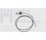 Precor Strength System Cable Assembly 60" x 4.7mm - 1.5" Stop - 0.75"FE Clev - hydrafitnessparts