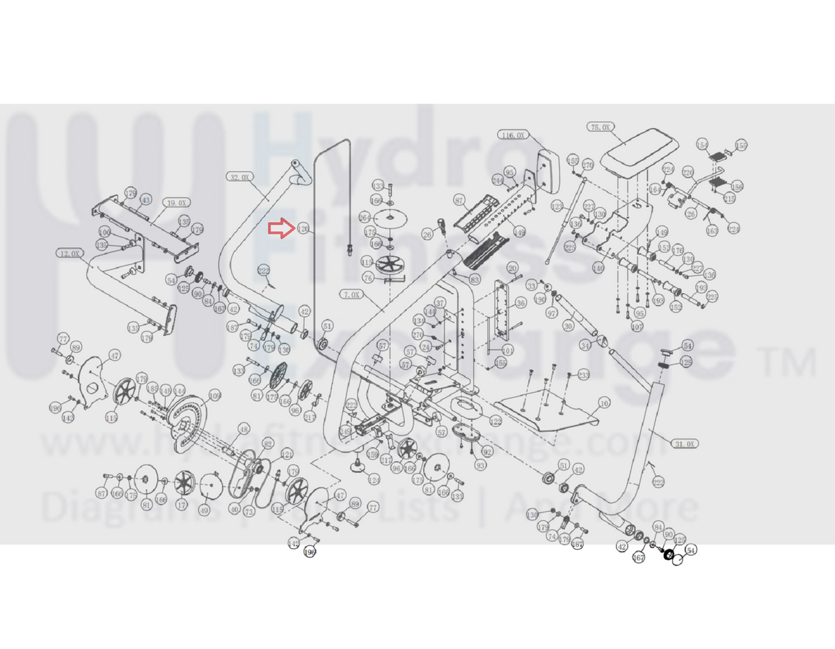 Precor Strength System Cable Assembly MFR-HSL0310 & PPP000CWS047000101 ...