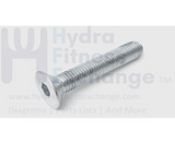 Precor Strength System Flat Head Cap Hex Socket Screw M12x70 PPP0000MAKCE012070 - hydrafitnessparts