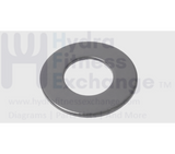 Precor Strength System Flat Washer 13 x 26 x 2 Black E Coat PPP00000WKJN013002 - hydrafitnessparts