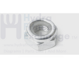 Precor Strength System Nylon Lock Hex Nut M10 x 10 PPP00000KCCN010010 - hydrafitnessparts