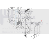 Precor Strength System Seated Row Placard Shroud MFR - HSL0310 & CWS046800 - 101 - hydrafitnessparts