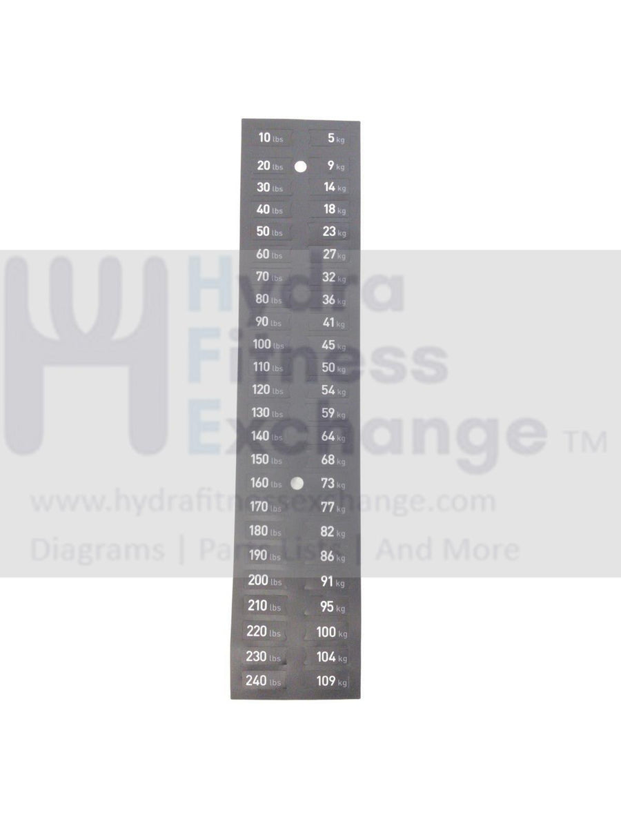 Precor Strength System Weight Plate Label PPP000CWS078007101 & CWS0780 ...
