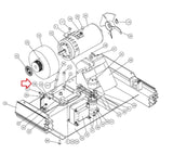 Precor Treadmill Speed Sensor Wire with Mounting Bracket MFR-H0A6427-2 36833-102 - hydrafitnessparts