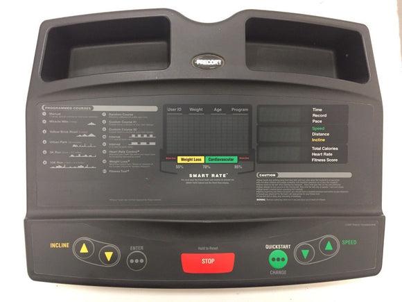Precor Treadmill Upper Display Console 9.2x - 9.25i (2Z) 38676-105 or 38676-101 - hydrafitnessparts