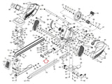 Proform 440R - PFRW39140 - 831 . 212560 Rower Rail Cap 357429 - hydrafitnessparts