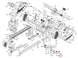 Proform 440R - PFRW39140 - 831 . 212560 Rower Right Stabilizer Cap 357433 - hydrafitnessparts