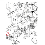 Proform HealthRider NordicTrack Elliptical Front Pedal Arm Bracket 178260 - hydrafitnessparts