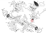 ProForm HYBRID TRAINER(WHT) PRO Elliptical J Bolt M8 - 1.25x4.63 372254 - hydrafitnessparts