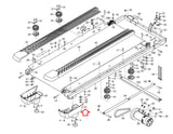 ProForm Nordictrack Elite900 T10 T7 TL 8.0 12.0 Treadmill Right Rear Foot 415155 - hydrafitnessparts