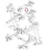 Proform Performance 1450 Treadmill Right Handrail 310929 - hydrafitnessparts