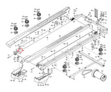 Proform Pro 9000-2000-5000 965 Ct Premier 700 Treadmill Rear Idler Roller 406593 - hydrafitnessparts