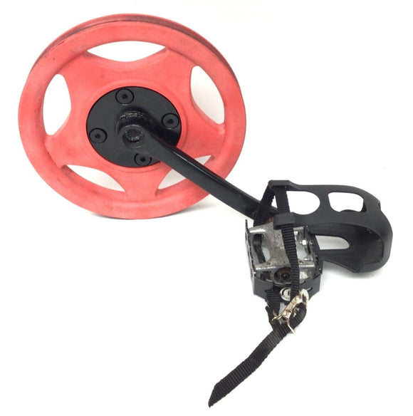 ProForm Stationary Bike Crank Arm with Pulley & Pedal Set 398881 & 404964 - hydrafitnessparts