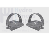 Proform Stationary Bike Left & Right Foot Pedal Pair W/Straps Spindle Size 1/2" - hydrafitnessparts