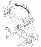 Proform T10 T7 TL Trainer 8.0 12.0 Treadmill Right Handrail Bottom Cover 415509 - hydrafitnessparts