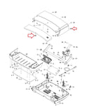 ProForm Treadmill Motor Hood Shroud Cover with Accent 314343 & 301674 & 301487 - hydrafitnessparts