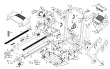 Proform Treadmill Right Foot Rail End Cap 189020 - hydrafitnessparts