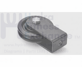 Pulley Wheel bracket (without pulley) Fits 88 - 90 - 95mm - 105mm pulley Miscellaneous - hydrafitnessparts
