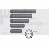 PVC Handle Grips Single Size Handlebar D25 - hydrafitnessparts